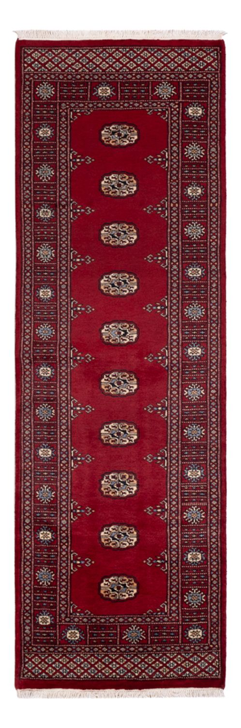 Loper Pakistaans tapijt - 241 x 77 cm - rood