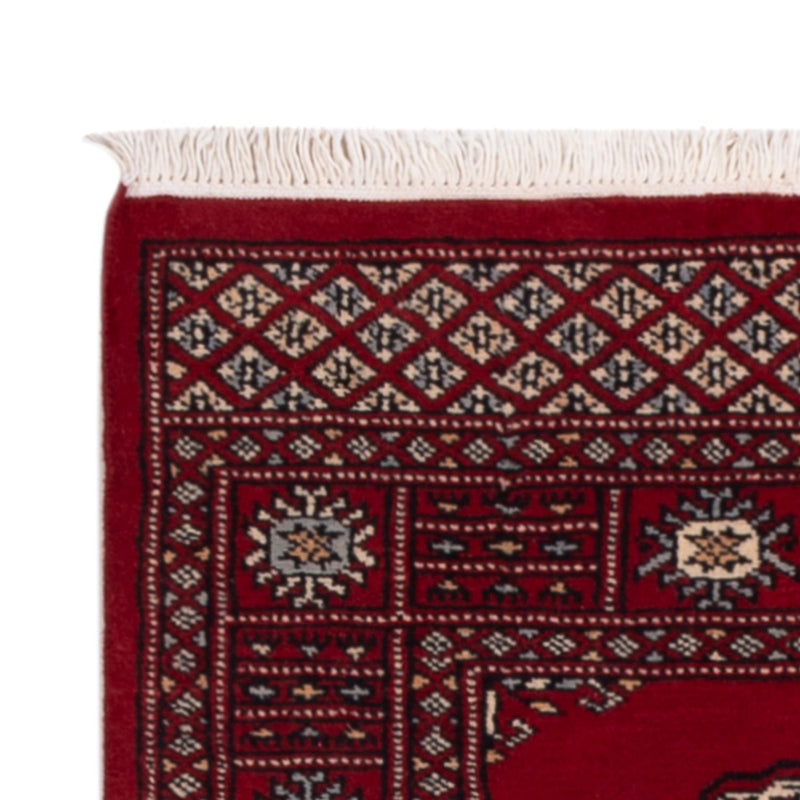 Loper Pakistaans tapijt - 241 x 77 cm - rood