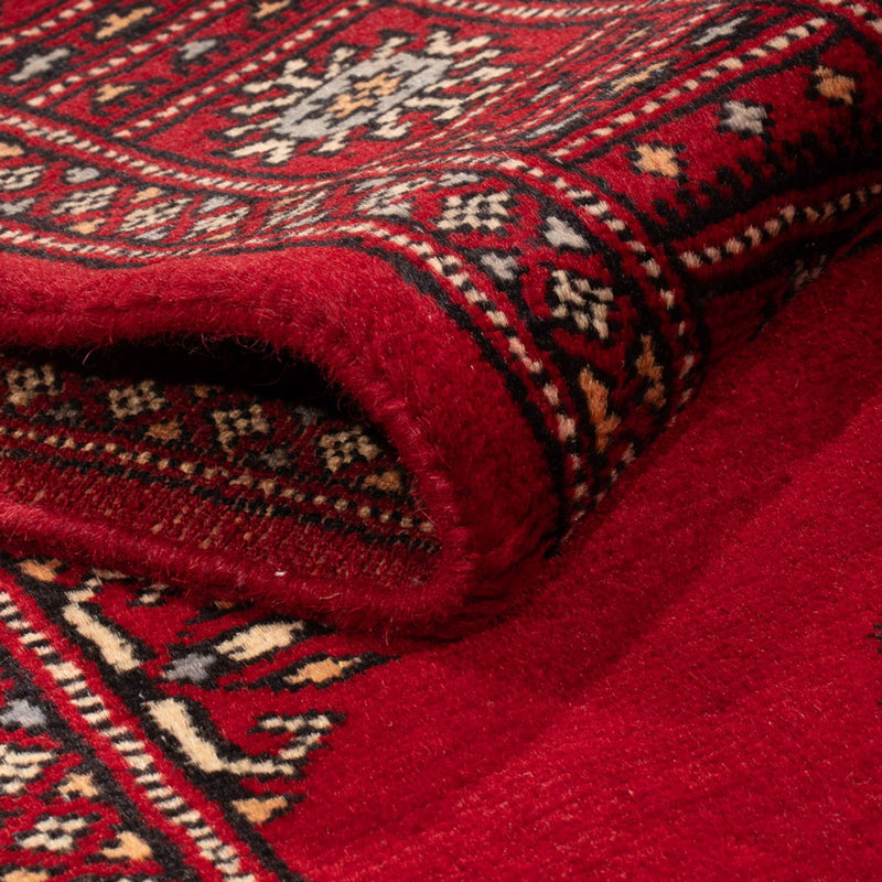 Loper Pakistaans tapijt - 241 x 77 cm - rood