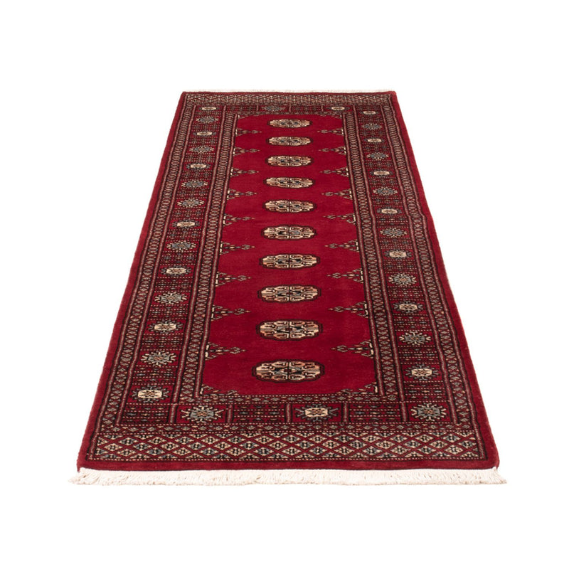 Loper Pakistaans tapijt - 241 x 77 cm - rood