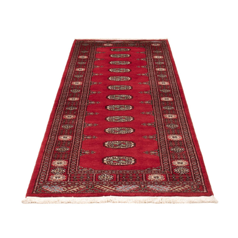 Loper Pakistaans tapijt - 236 x 77 cm - rood
