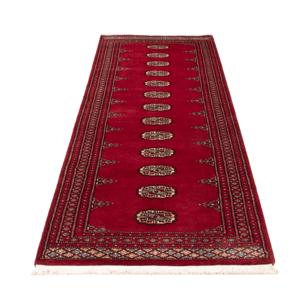 Loper Pakistaans tapijt - 262 x 77 cm - rood