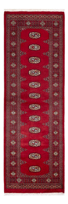 Loper Pakistaans tapijt - 239 x 79 cm - rood