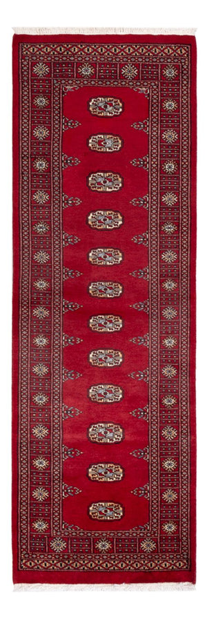 Loper Pakistaans tapijt - 239 x 79 cm - rood