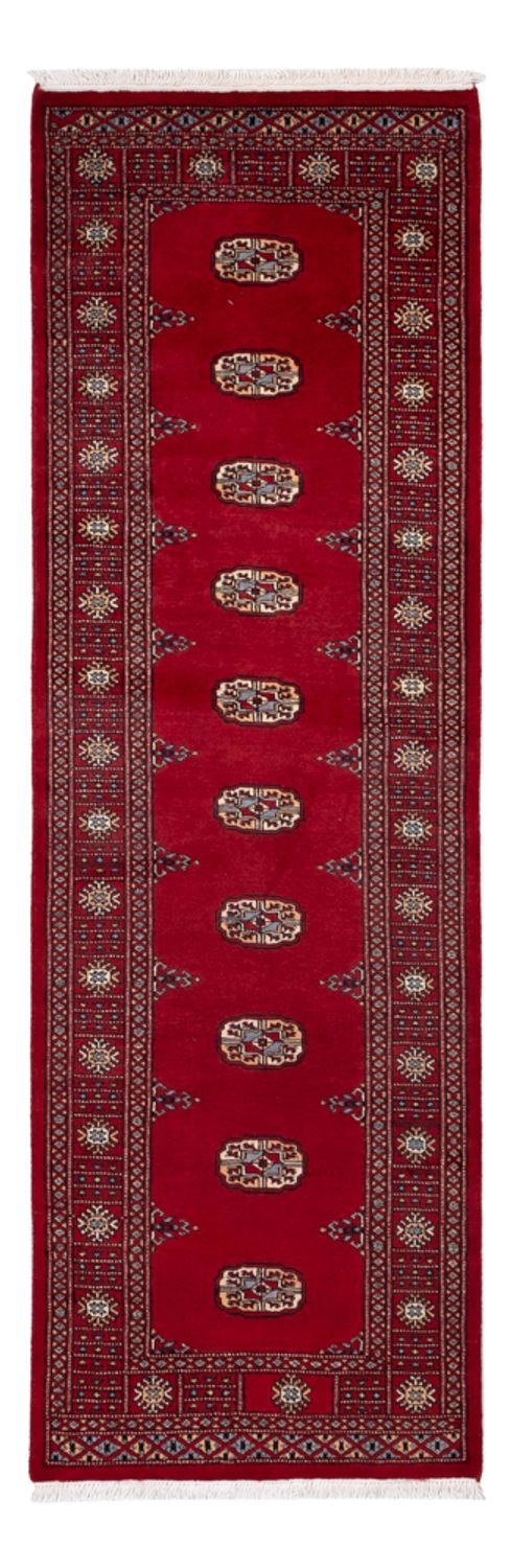 Loper Pakistaans tapijt - 247 x 79 cm - rood