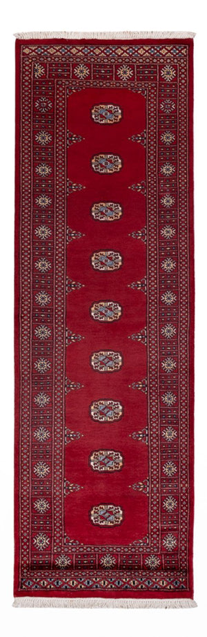 Loper Pakistaans tapijt - 247 x 77 cm - rood