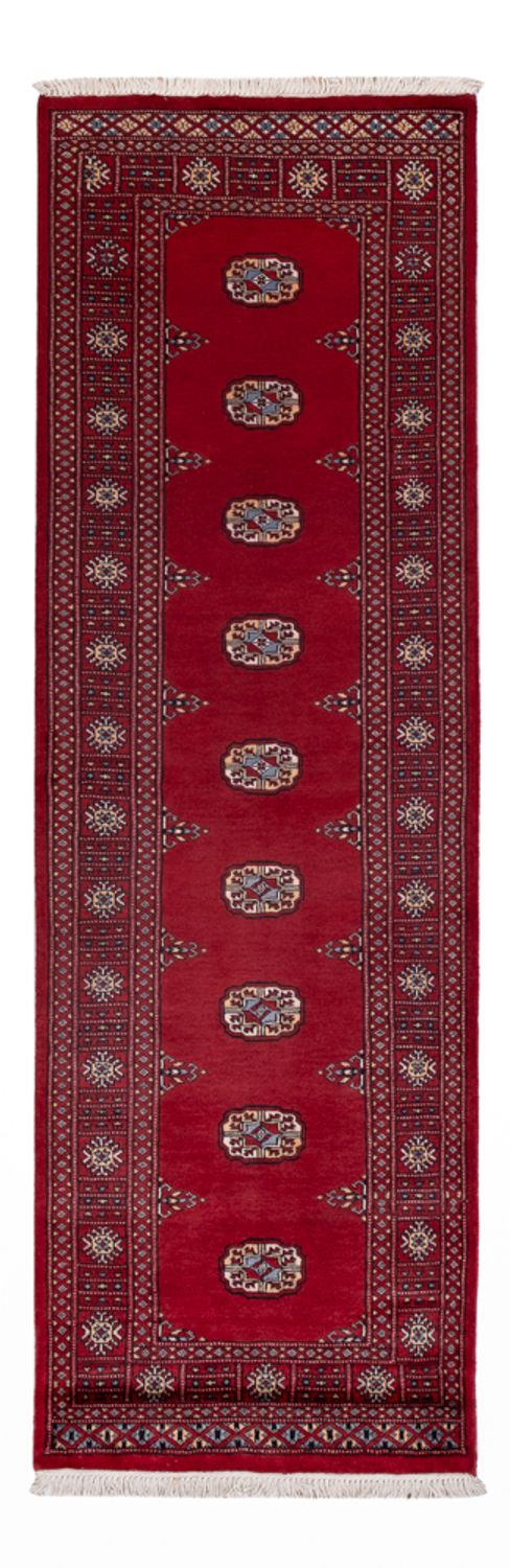 Loper Pakistaans tapijt - 247 x 77 cm - rood
