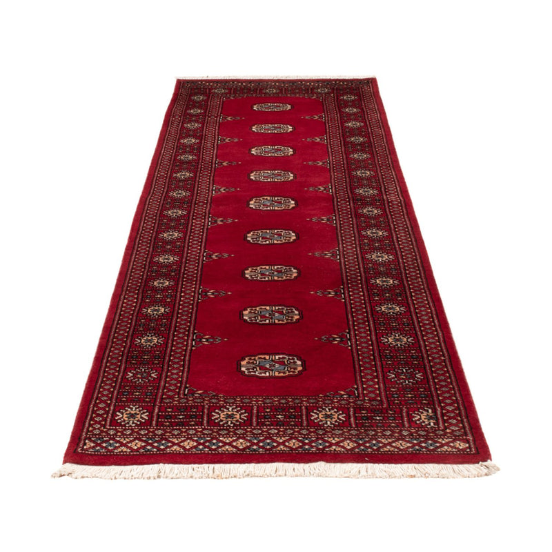 Loper Pakistaans tapijt - 247 x 77 cm - rood
