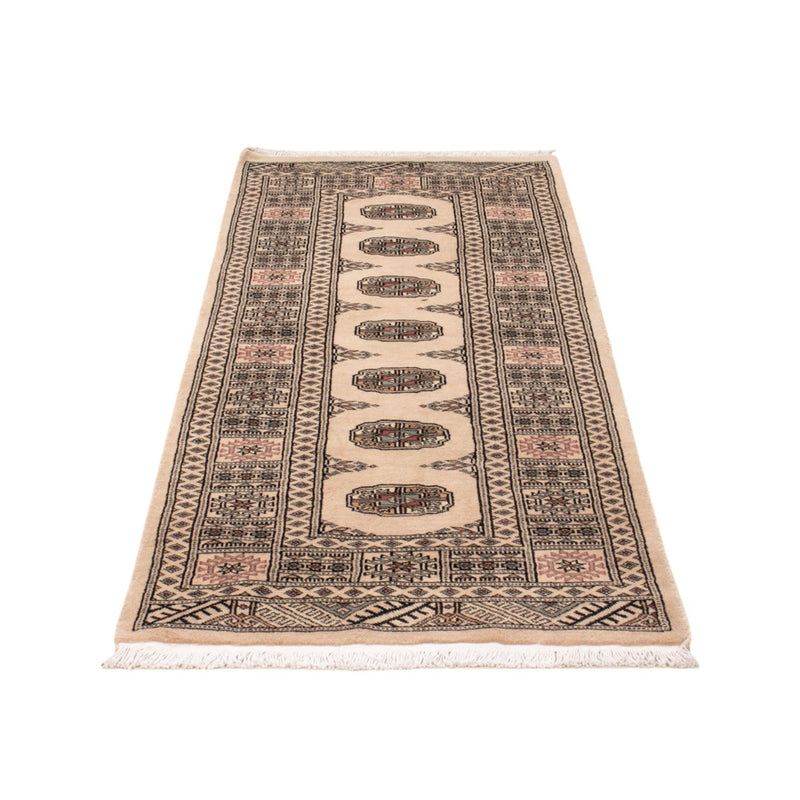 Loper Pakistaans tapijt - 206 x 77 cm - beige