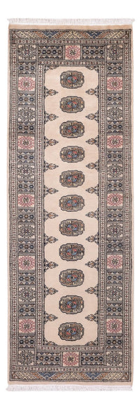 Loper Pakistaans tapijt - 217 x 76 cm - beige