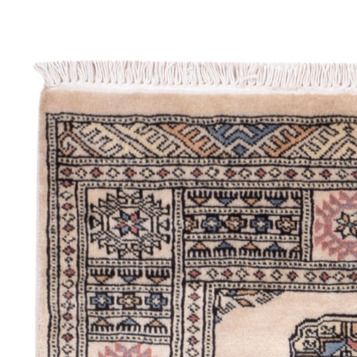 Loper Pakistaans tapijt - 217 x 76 cm - beige