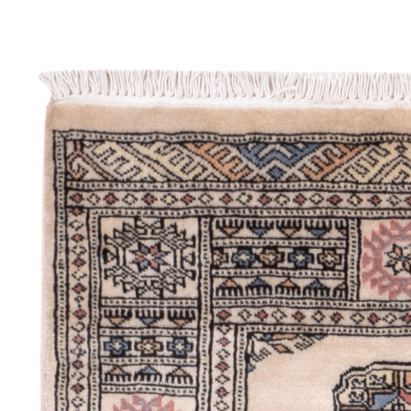 Loper Pakistaans tapijt - 217 x 76 cm - beige