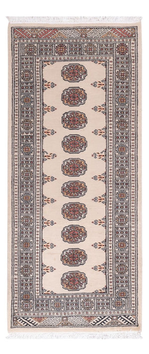 Loper Pakistaans tapijt - 182 x 77 cm - beige