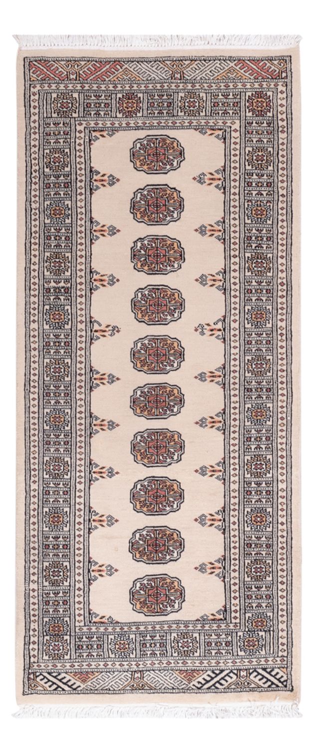 Loper Pakistaans tapijt - 182 x 77 cm - beige
