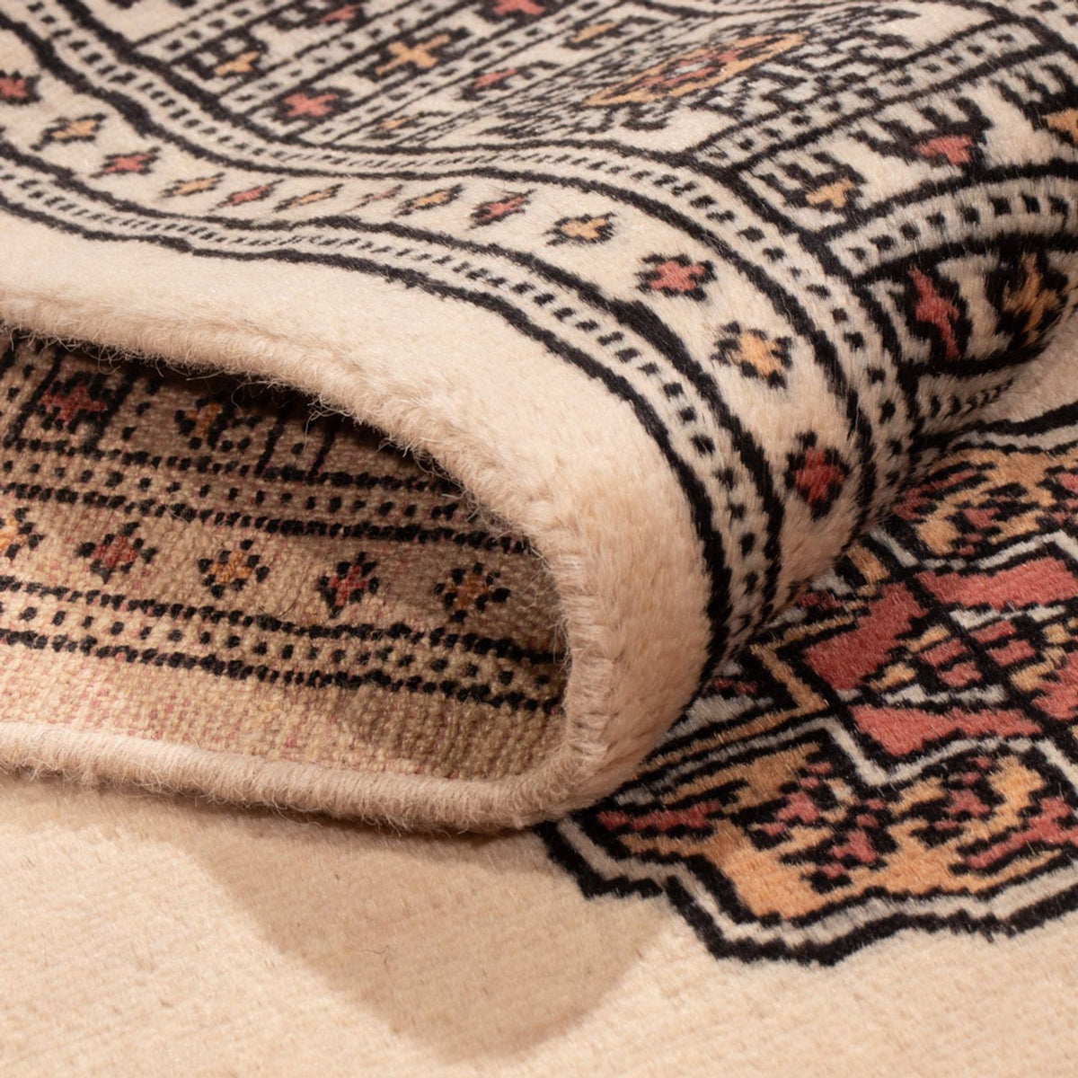 Loper Pakistaans tapijt - 182 x 77 cm - beige