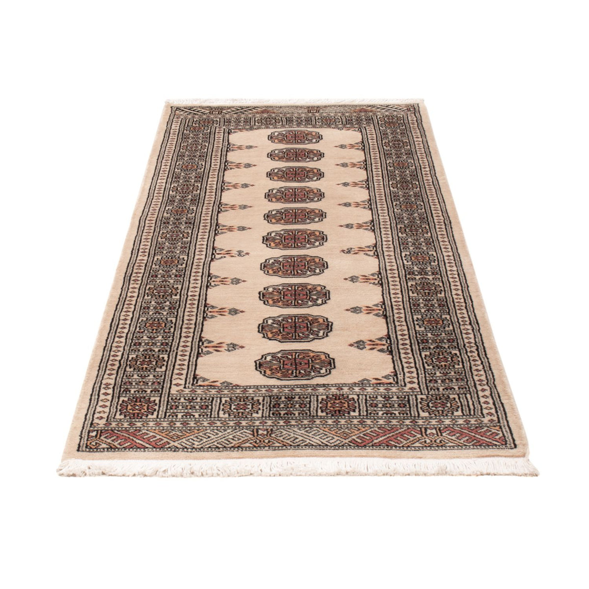 Loper Pakistaans tapijt - 182 x 77 cm - beige