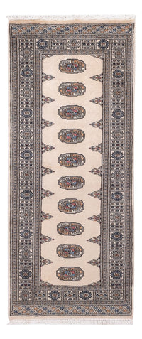 Loper Pakistaans tapijt - 183 x 76 cm - beige