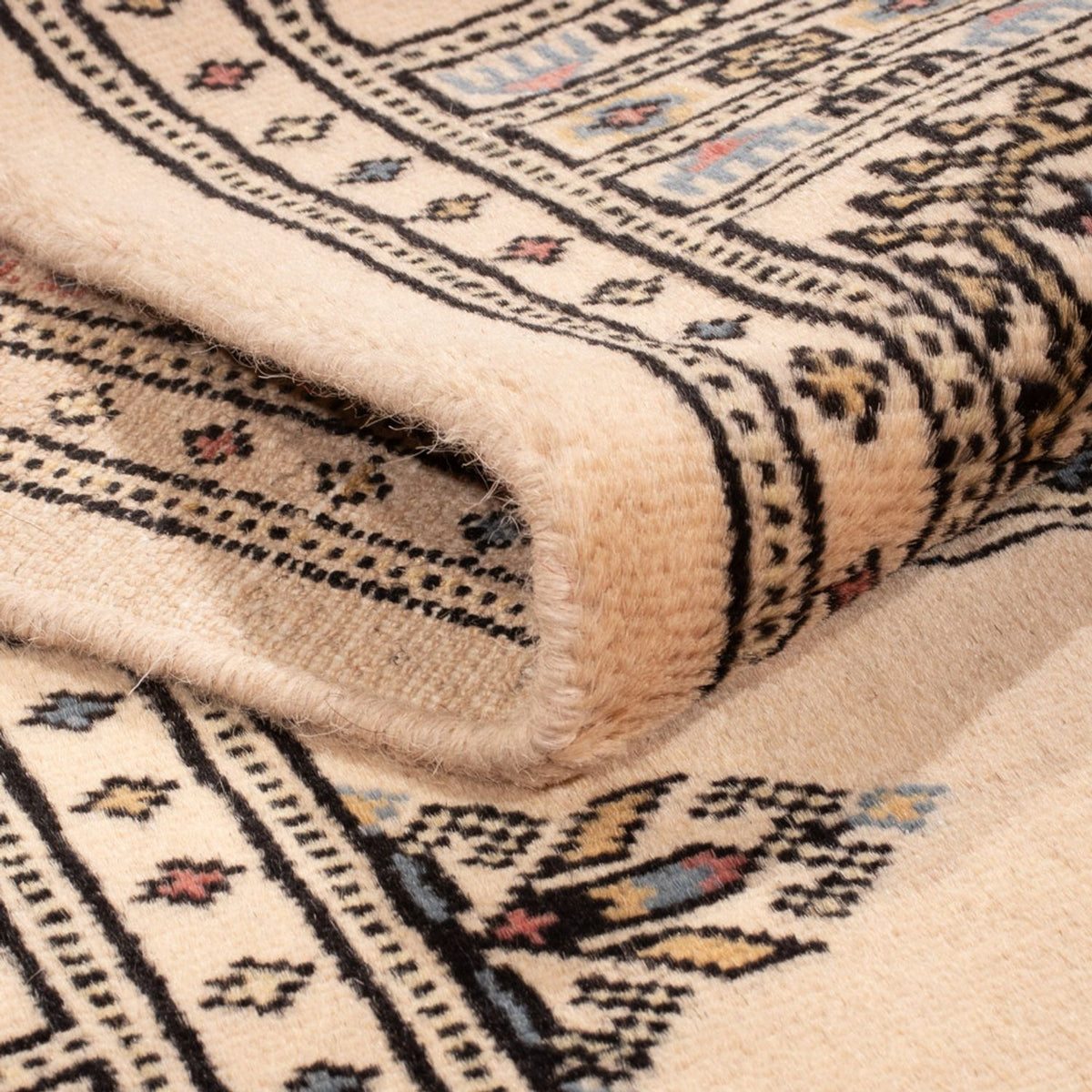 Loper Pakistaans tapijt - 206 x 75 cm - beige