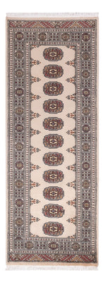 Loper Pakistaans tapijt - 204 x 75 cm - beige