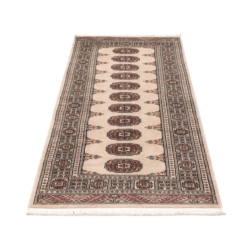 Loper Pakistaans tapijt - 204 x 75 cm - beige