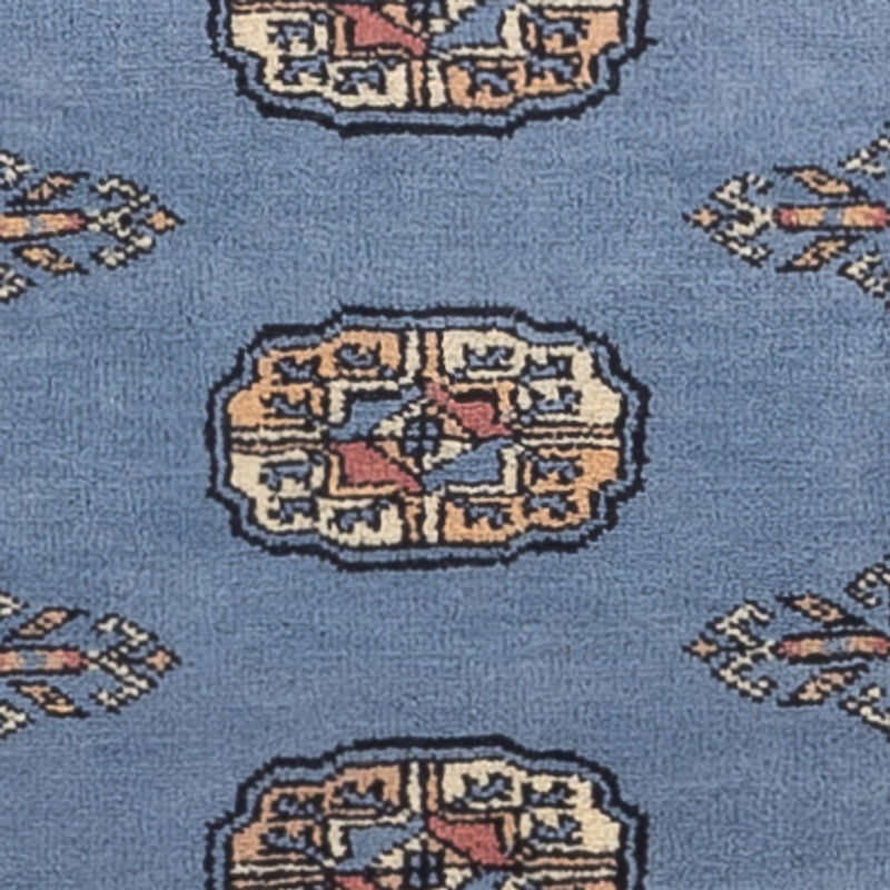 Loper Pakistaans tapijt - 201 x 77 cm - blauw