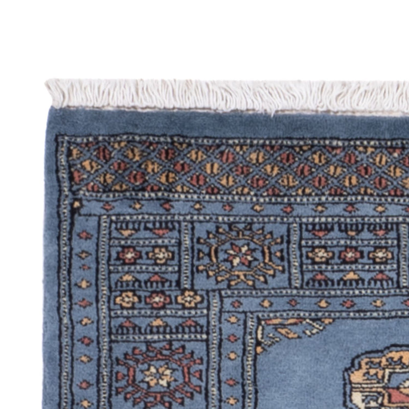 Loper Pakistaans tapijt - 201 x 77 cm - blauw