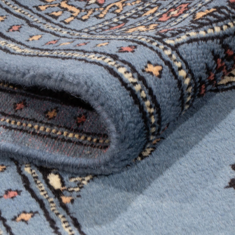 Loper Pakistaans tapijt - 201 x 77 cm - blauw