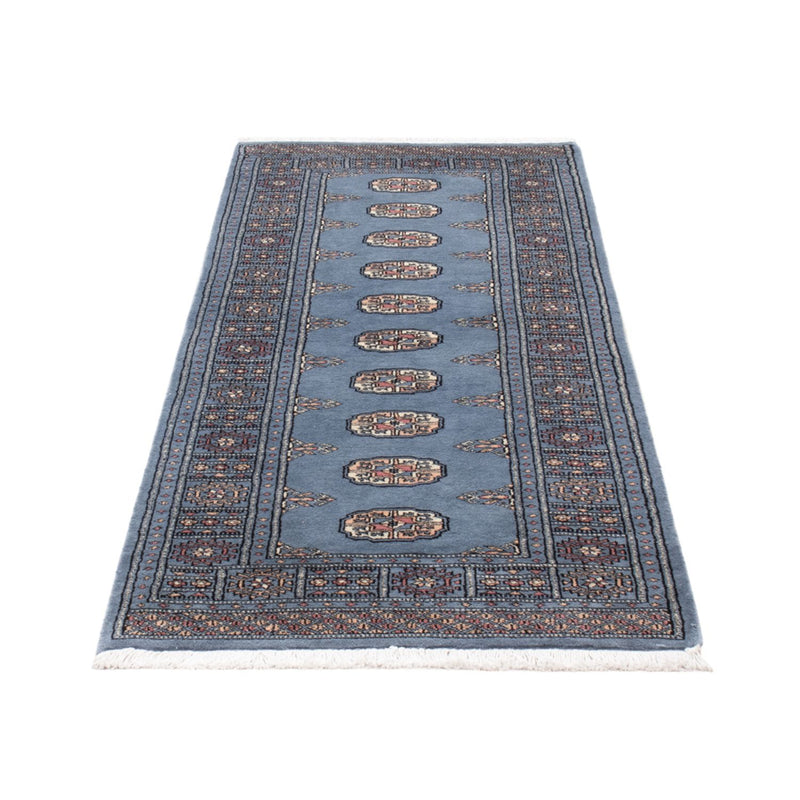 Loper Pakistaans tapijt - 201 x 77 cm - blauw