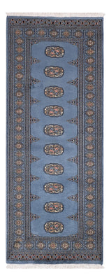 Loper Pakistaans tapijt - 196 x 77 cm - blauw