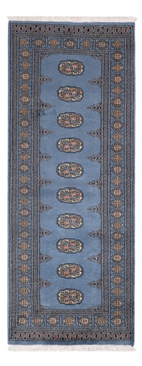 Loper Pakistaans tapijt - 196 x 77 cm - blauw