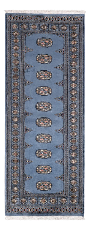 Loper Pakistaans tapijt - 196 x 77 cm - blauw