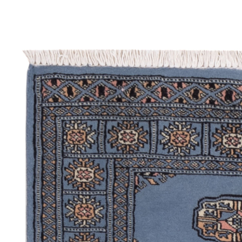 Loper Pakistaans tapijt - 196 x 77 cm - blauw