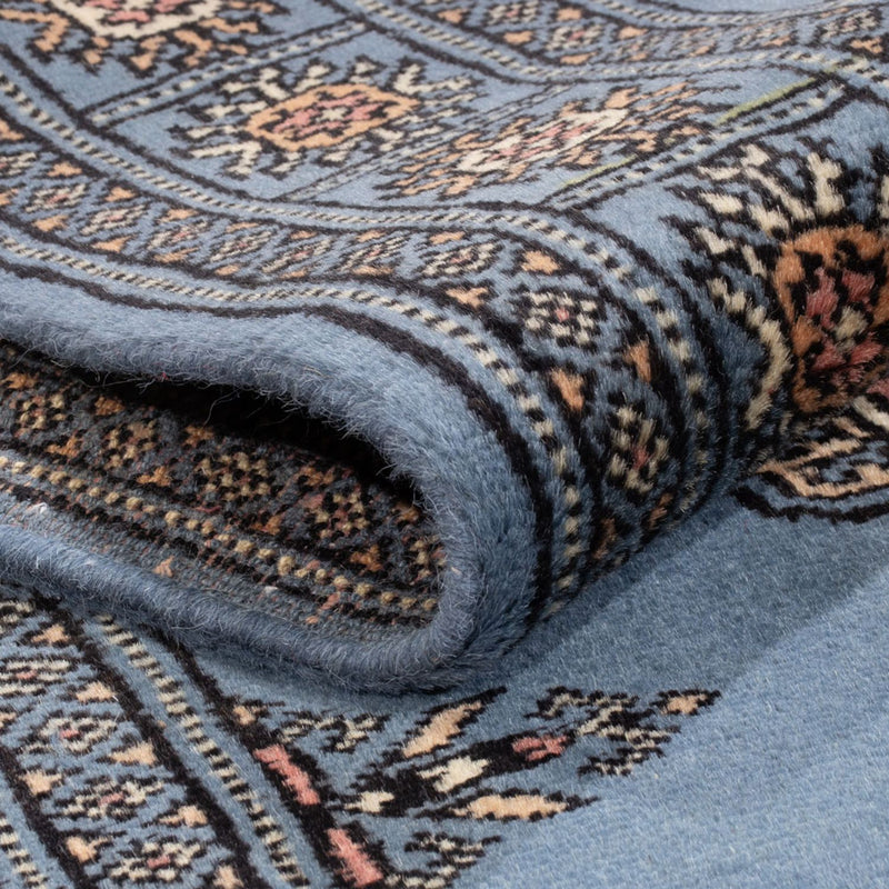 Loper Pakistaans tapijt - 196 x 77 cm - blauw