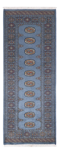 Loper Pakistaans tapijt - 197 x 77 cm - blauw