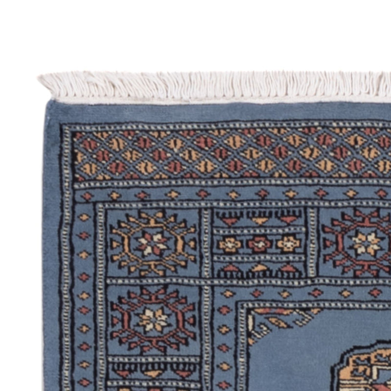 Loper Pakistaans tapijt - 197 x 77 cm - blauw