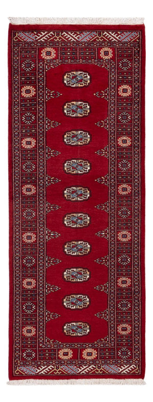 Loper Pakistaans tapijt - 200 x 79 cm - rood