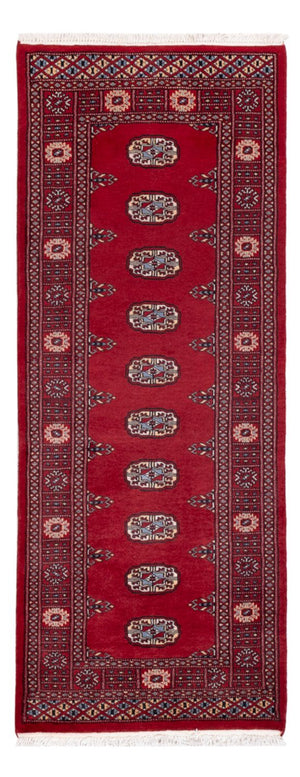 Loper Pakistaans tapijt - 203 x 80 cm - rood