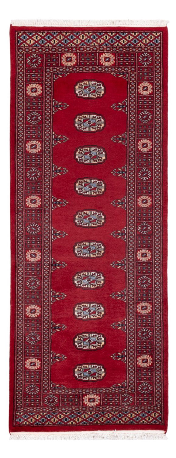 Loper Pakistaans tapijt - 203 x 80 cm - rood