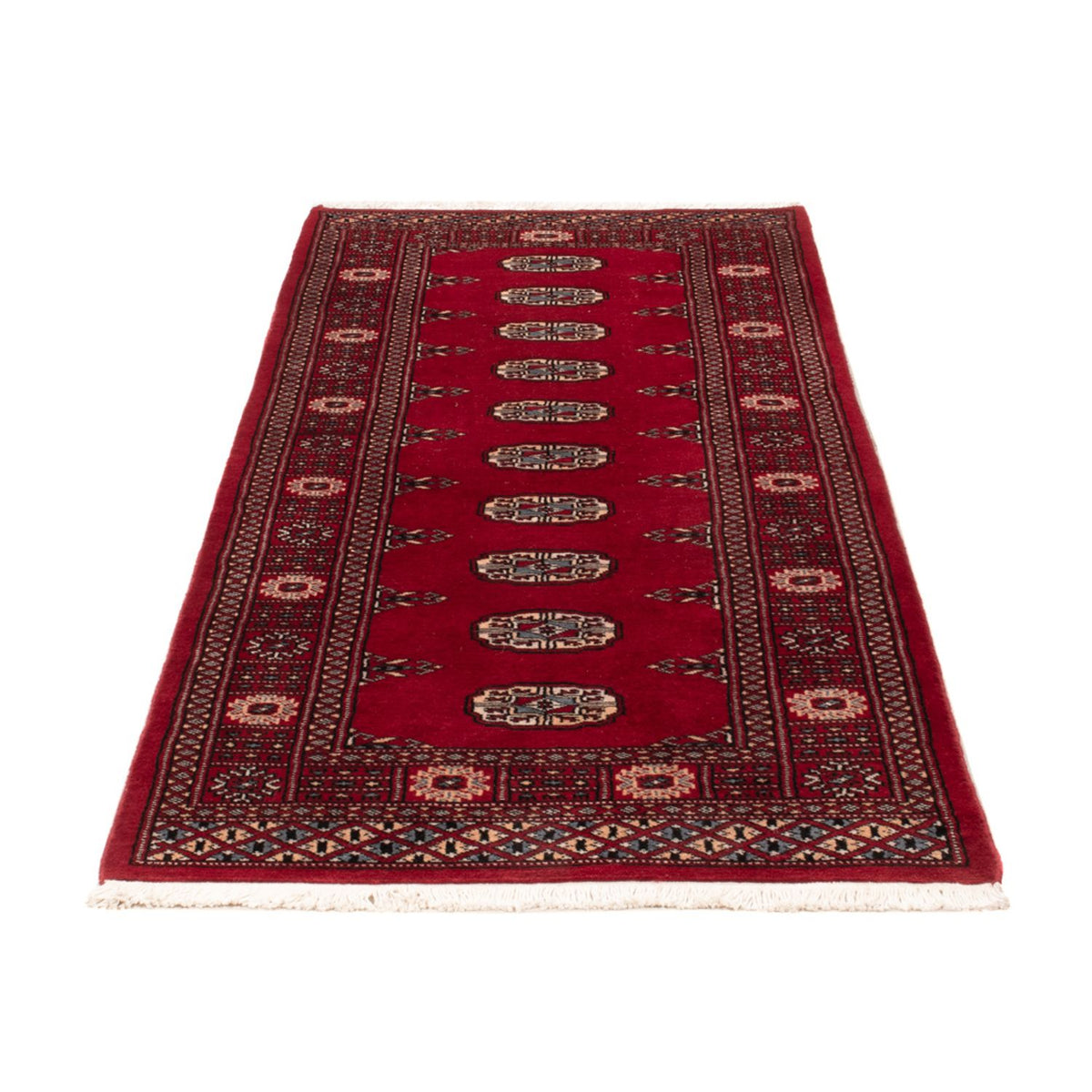 Loper Pakistaans tapijt - 203 x 80 cm - rood