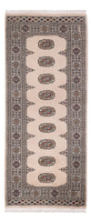 Pakistaans tapijt 77x193cm - Oosters Tapijt - Loper / Beige / 77 x 193 cm Loper