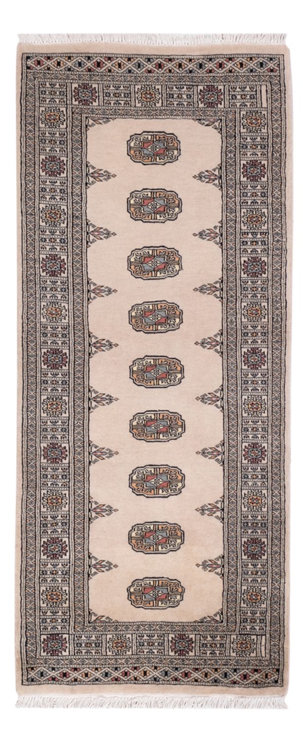 Loper Pakistaans tapijt - 193 x 77 cm - beige