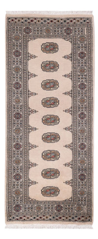 Loper Pakistaans tapijt - 193 x 77 cm - beige