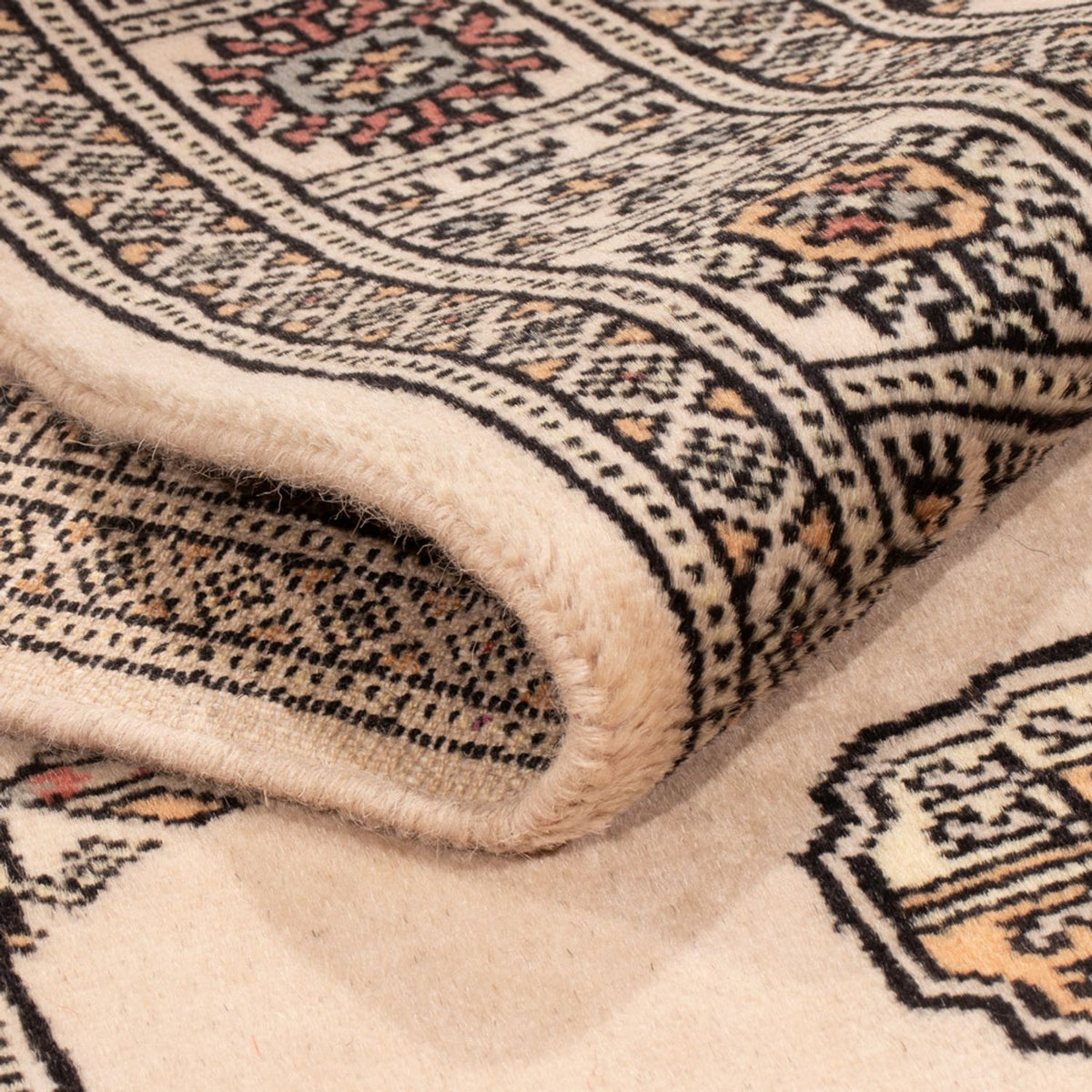Loper Pakistaans tapijt - 193 x 77 cm - beige