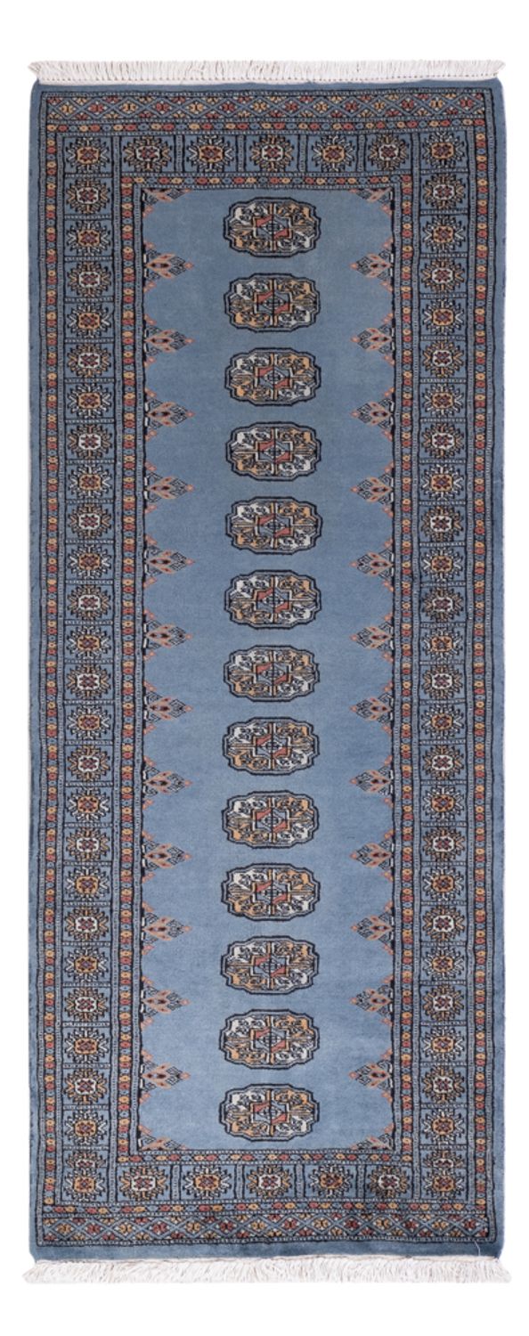 Loper Pakistaans tapijt - 189 x 75 cm - blauw