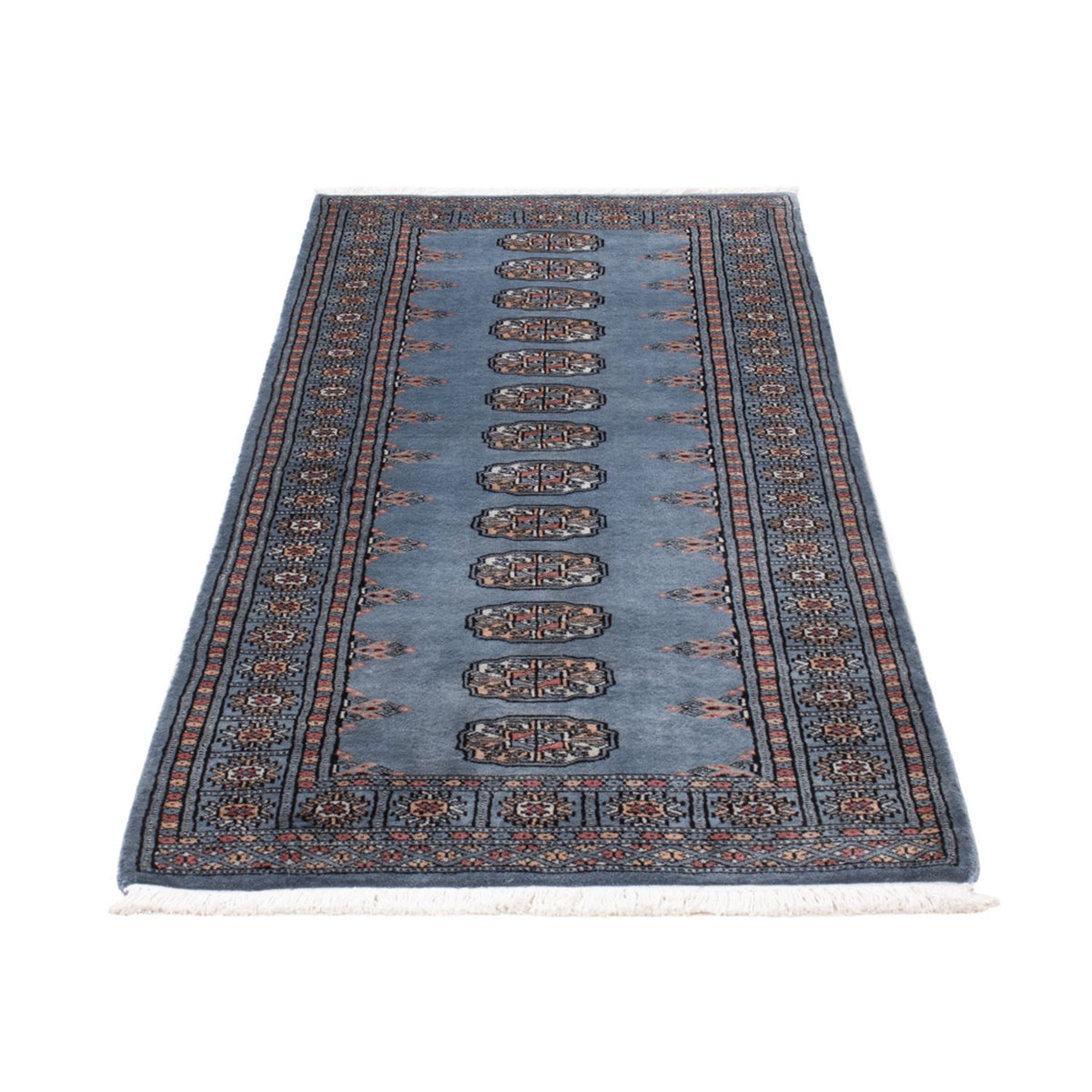Loper Pakistaans tapijt - 189 x 75 cm - blauw