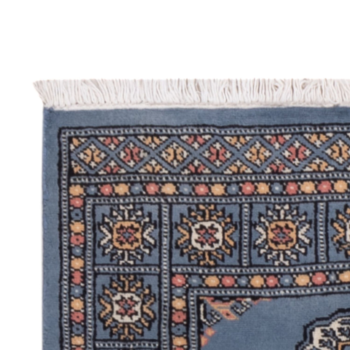 Loper Pakistaans tapijt - 209 x 76 cm - blauw