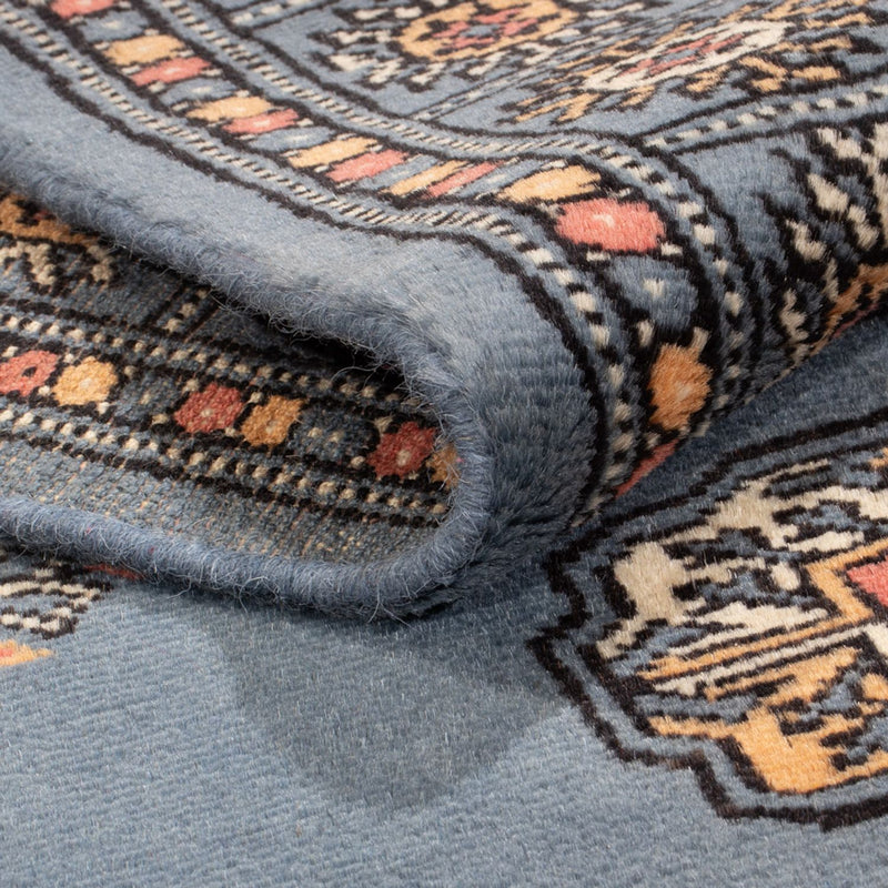 Loper Pakistaans tapijt - 209 x 76 cm - blauw