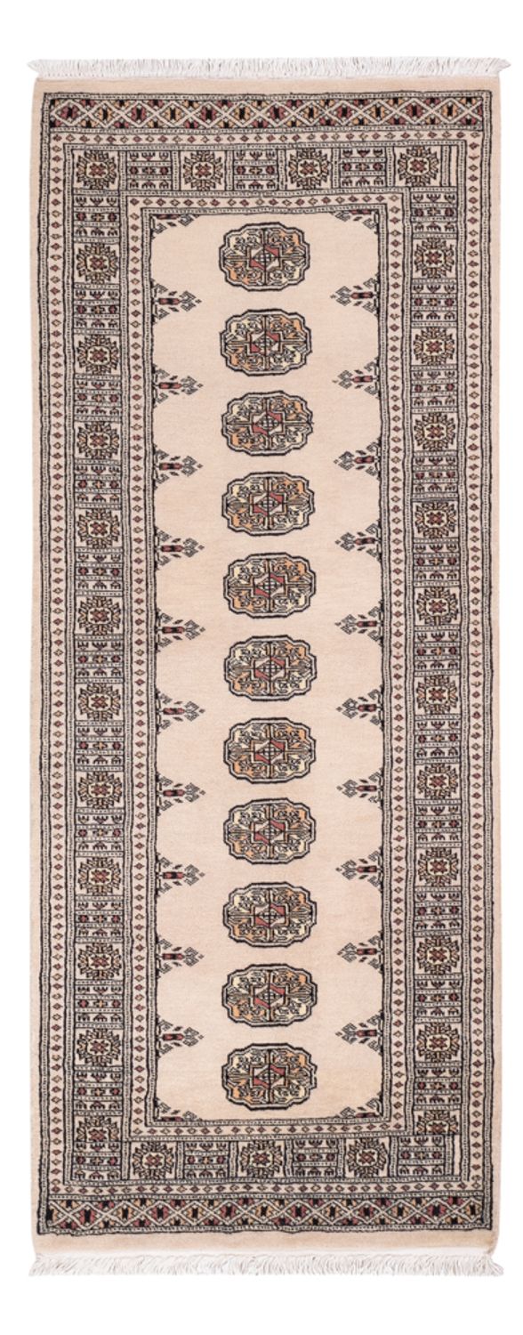 Loper Pakistaans tapijt - 193 x 79 cm - beige