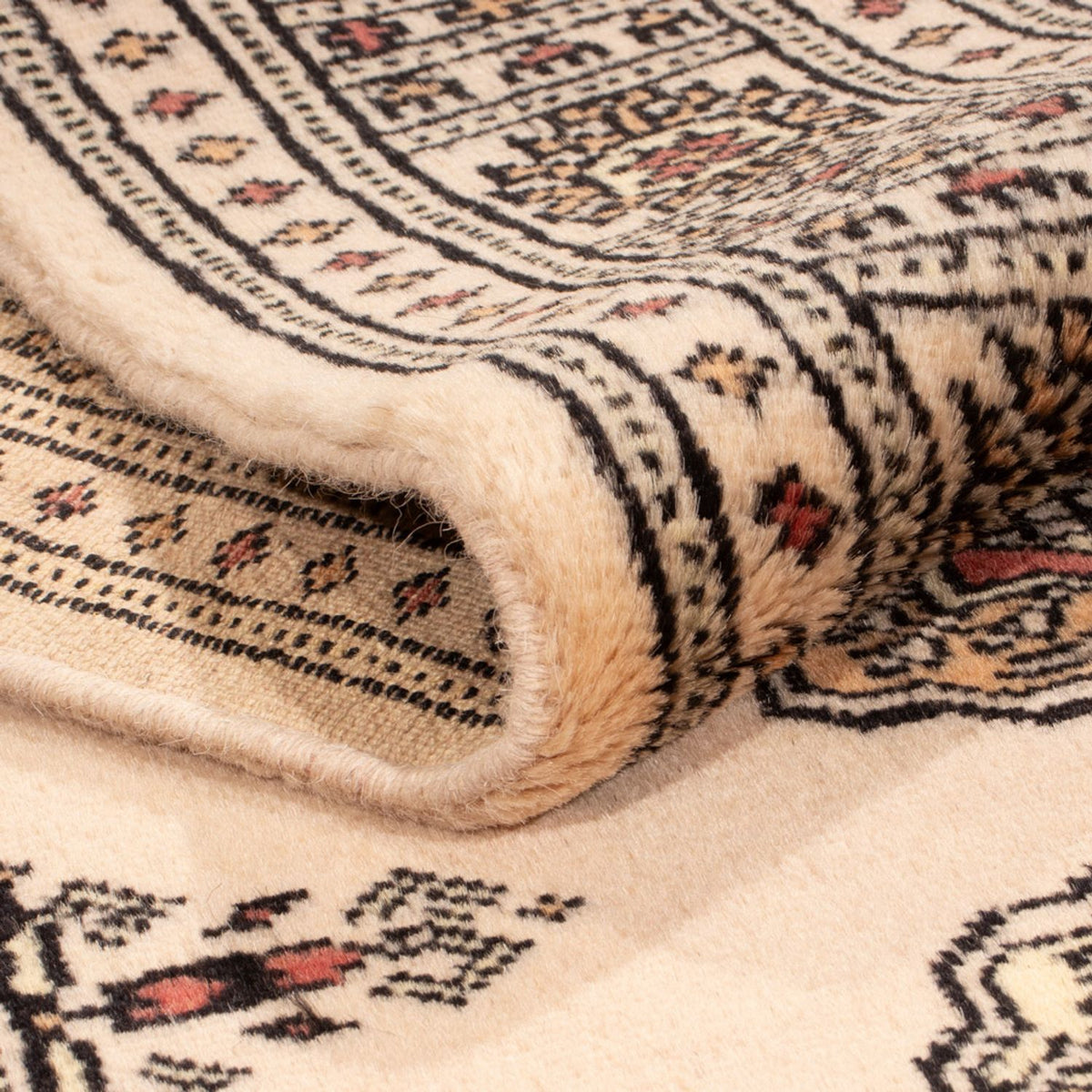 Loper Pakistaans tapijt - 193 x 79 cm - beige