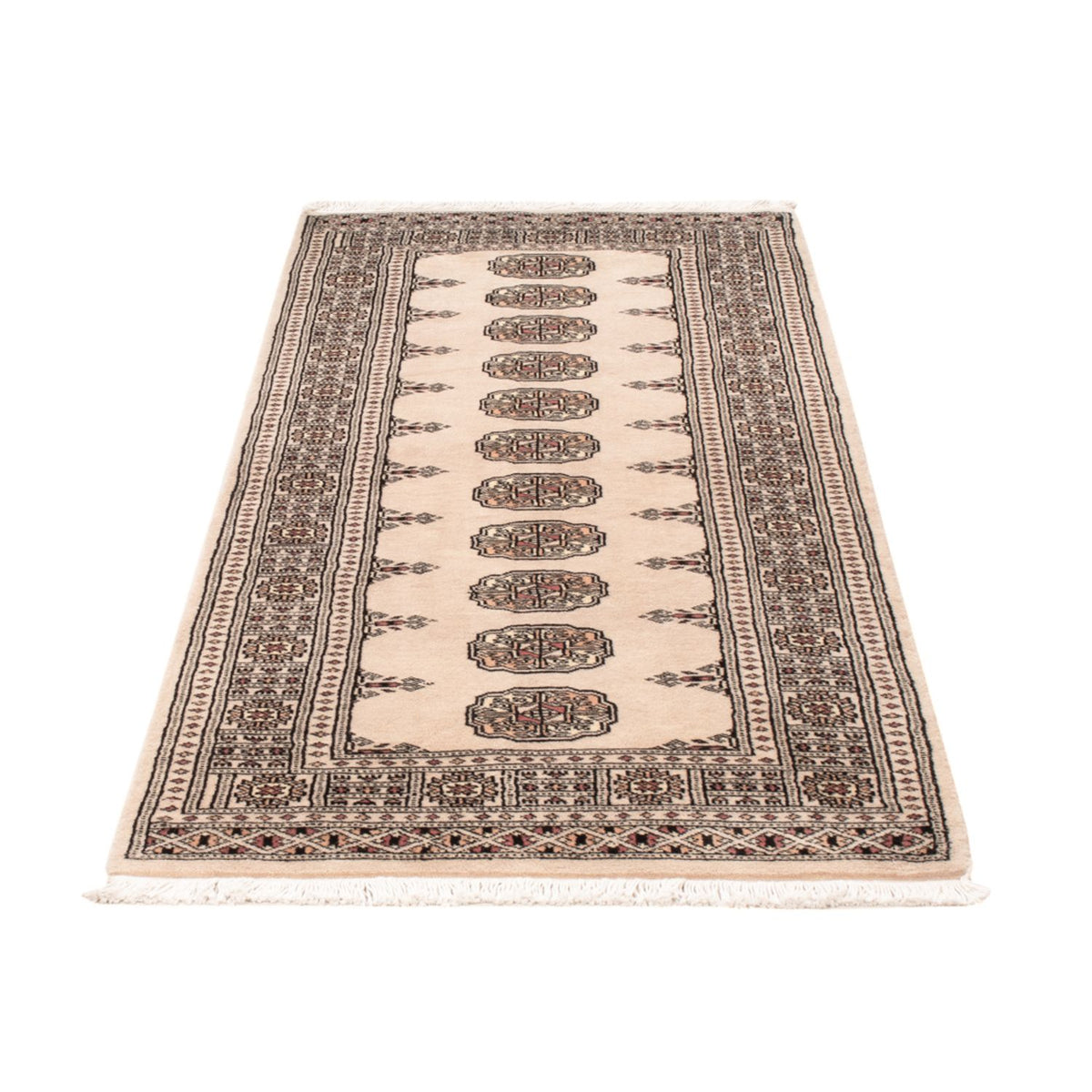 Loper Pakistaans tapijt - 193 x 79 cm - beige